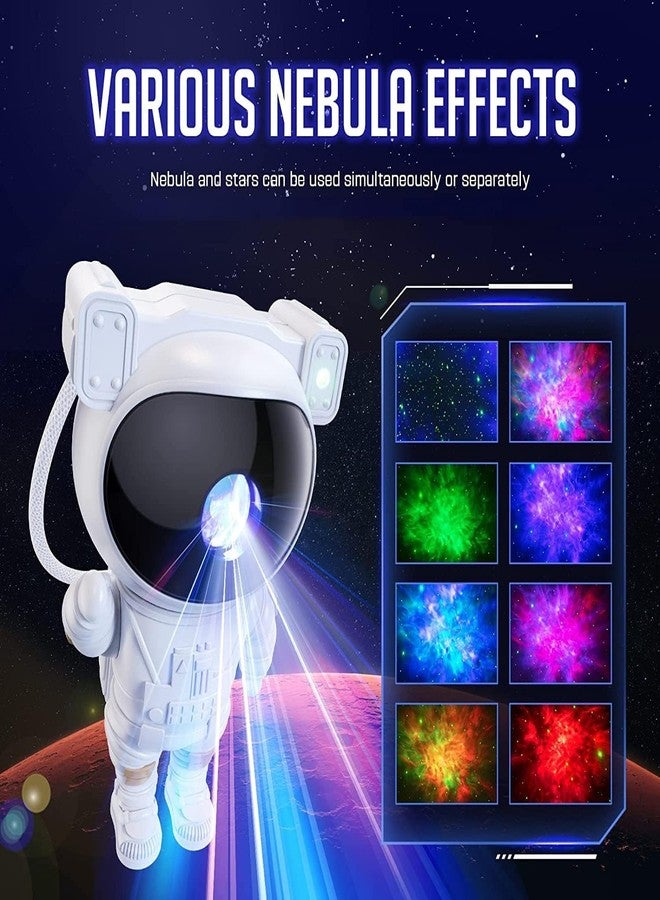 Desidiya Combo OF Astronaut Galaxy Projector Night Light & Moon Crystal Ball LED Light Space Lamp for Kids’ Bedroom, Gaming Room, Home & Party Decor, Adjustable Head Light for Home & Office Decoration - Image 2